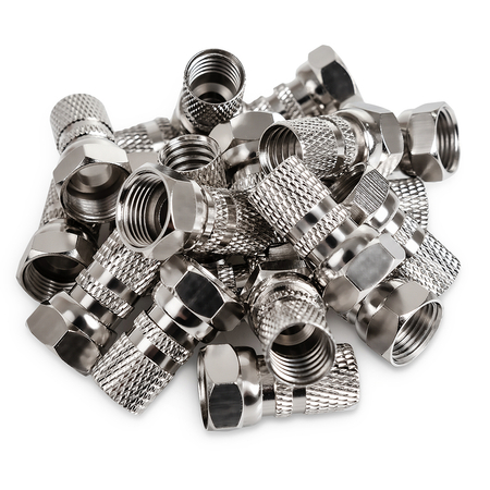 Big Nut F-Stecker 7,3mm/20mm TV-FT05 1St