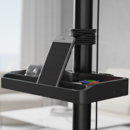 Półka Ścienna Organizer SPB134B Stal + ABS