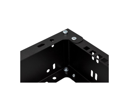 Uchwyt Rack ścienny 19" 3U 330mm Czarny