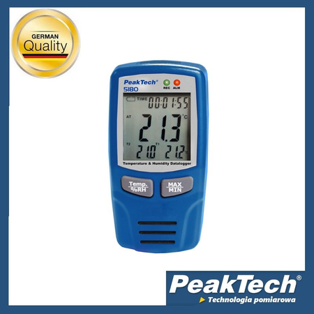 PeakTech 5180 Feuchte-Temperatur-Logger