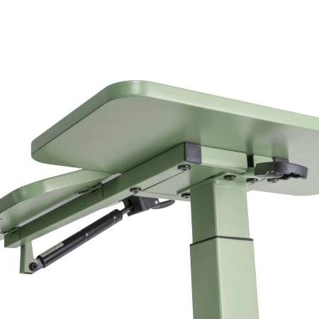 Zestaw wypoczynkowy fotel Spacetronik Flax 04M zielony + stolik regulowany BUDDY