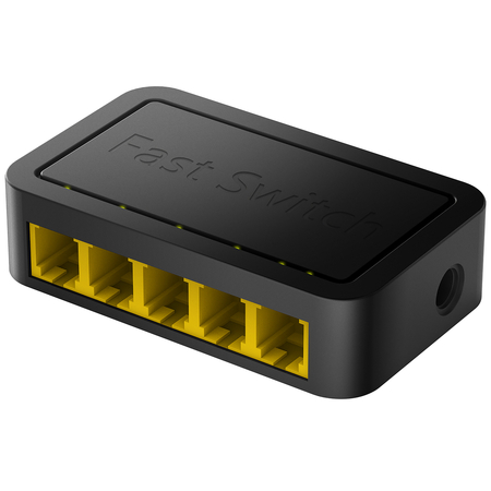 LAN SWITCH 5-Port FS105D 10/100 Mbps Schnell - zdjęcie 2