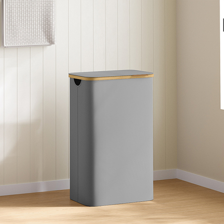 Kosz na pranie 90L 1 komorowy szary