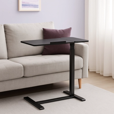 Zestaw wypoczynkowy fotel Spacetronik Flax 04M zielony + stolik regulowany BUDDY