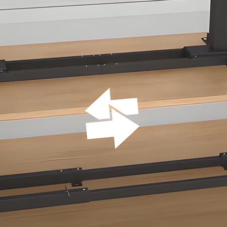 Stelaż Biurka Elektryczny Spacetronik SPE-124 z Pamięcią i USB - Wzmocniona Stabilność (Szary)