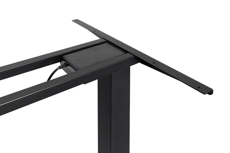 Stelaż do biurka elektrycznego Spacetronik SPE-221OB czarny z wyświetlaczem OLED i RGB