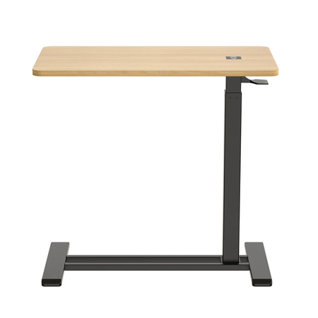 Stolik z manualną regulacją Buddy 07 czarny drewno Outlet A