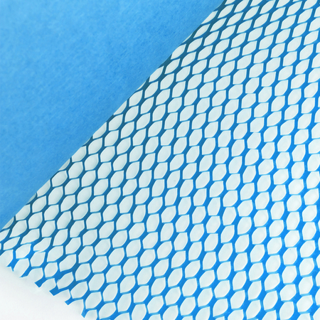 Papier mit Honigwabenstruktur – Blau 30cm 100m