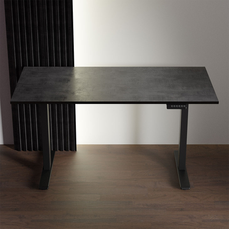 Universal-Schreibtischplatte 130x65x18cm Cascade Schwarz