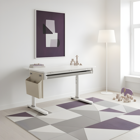 Biurko regulowane Spacetronik SPE-X108WG 100x60 - zdjęcie 2