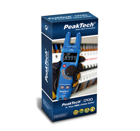 RMS Hold 1000V 200A Zangenmessgerät PeakTech 1700