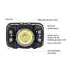 Profesjonalna latarka LED mocna akumulatorowa XHP90 3000lm IPX7 metalowa USB-C Vayox VA0044
