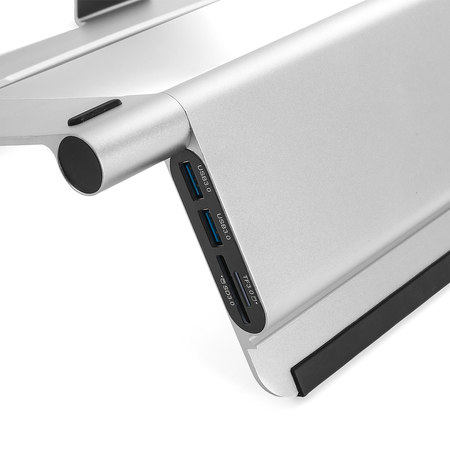 Podstawka pod laptop Multiport USB-C na HDMI + USB-C z PD + 2x USB 3.0 + microSD + SD SPU-M14