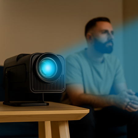 Projektor multimedialny  HY320-NTV WhaleOS AI - zdjęcie 2
