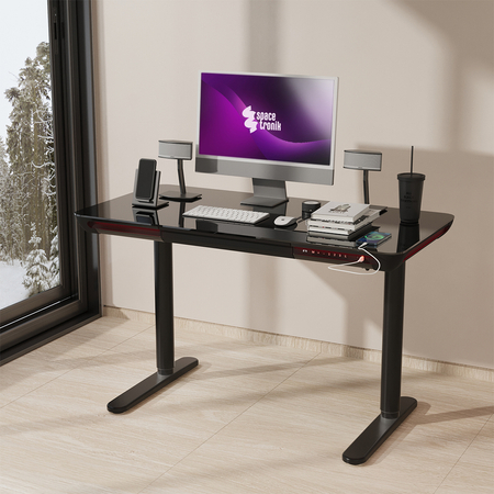 Mobile Singlel-Motor Sit-Stand Desk ASTRID - zdjęcie 2