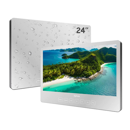 Telewizor lustro naścienne łazienkowe 24" Smart TV