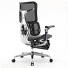 Ergonomiczny fotel biurowy Spacetronik SPRINGLE 66, czarny, rozkładany