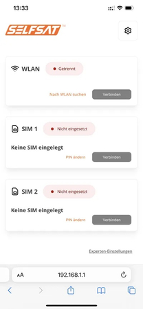 5G-Router Wohnmobil 2x SIM WiFi GPS SELFSAT MWR 5550