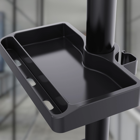 Półka Ścienna Organizer SPB134B Stal + ABS