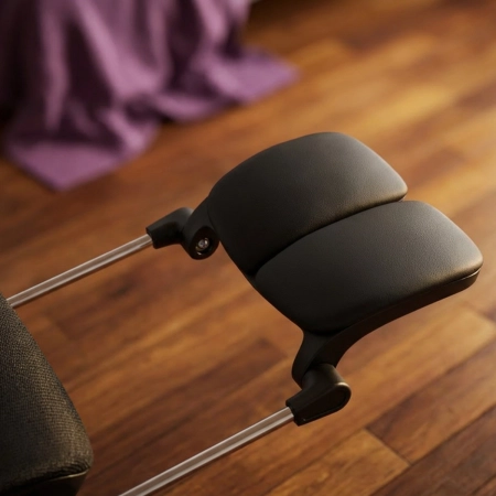 Regulowany Fotel biurowy 4D SPRINGO-01 Czarny