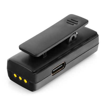 Bezprzewodowy mikrofon krawatowy z etui USB-C Spacetronik SPU-WM11C