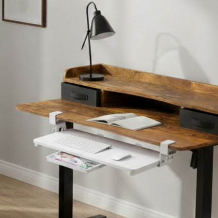 Wysuwana Półka na Klawiaturę SPB133W - Zyskaj Miejsce i Popraw Ergonomię