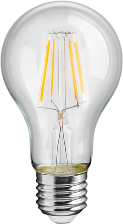 Żarówka LED z filamentem 4W gwint E27 światło białe ciepłe 2700K Goobay - zdjęcie 2