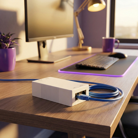 Ethernet PoE Extender 2x 100Mbps SP-EPOEF21