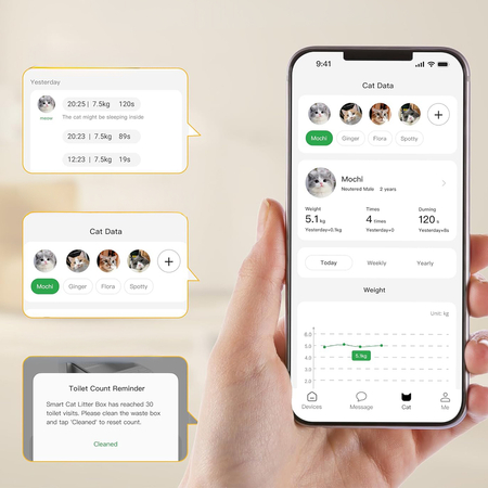 Samoczyszcząca Kuweta dla kota UBPet UCAT C31