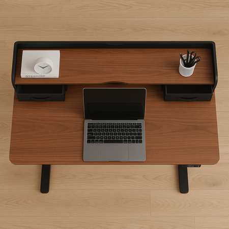 Biurko Elektryczne Regulowane SPEF133BM 120x60 z Szufladą i USB - zdjęcie 2