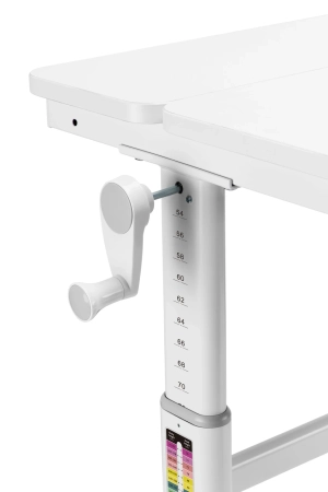Biurka dla dziecka ręczne Spacetronik XD SPE-X104WW 120x60 cm biały+szary OUTLET