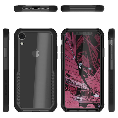 Etui Cloak 4 Apple iPhone Xr czarny - zdjęcie 2