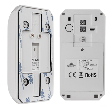Dzwonek WiFi Spacetronik SL-DB10 bez baterii Outlet A+