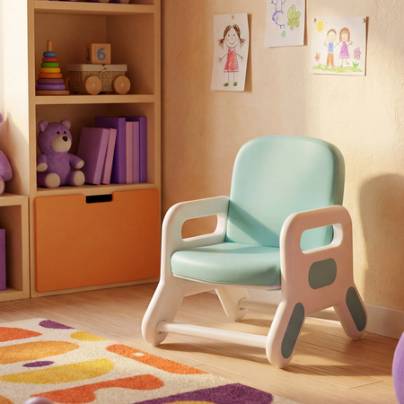 Zestaw mebli dziecięcych Spacetronik – stolik SPEX201 i krzesełko SPC-XD-22 niebieski