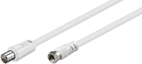 Antennenanschluss wt TV - wt F Goobay Weiß 25m