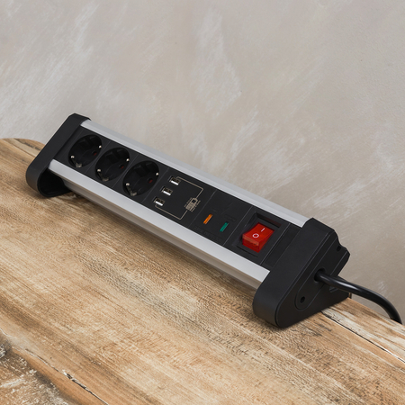 Listwa zasilająca z USB Spacetronik SPS-T38BS