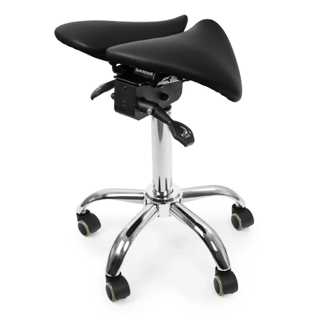 Ergonomiczny hoker regulowany siodło Spacetronik Sella (czarny) OUTLET