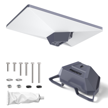 Aluminiowy uchwyt na dach do Starlink Mini - zdjęcie 2