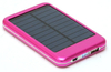 PowerBank ładowarka solarna 5000mAh Różowy