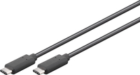 Kabel USB-C 3.2 20 Gb/s Czarny 0,5m Goobay