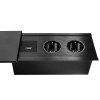 Gniazdo meblowe OUTLET rozsuwane Spacetronik SPS-S24CB V2 COMPACT
