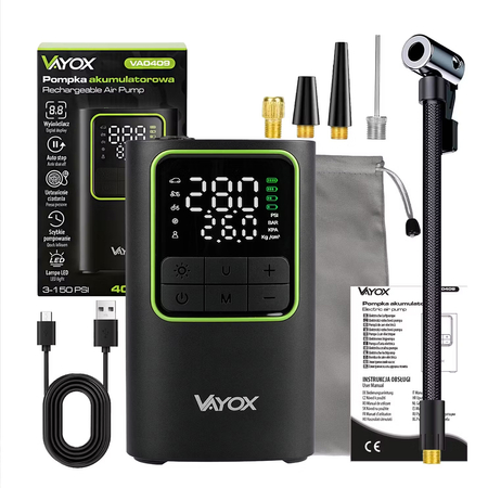 Pompka akumulatorowa 4000mAh cyl 19mm VAYOX VA0409