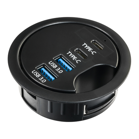 Hub do biurka 2x USB 3.0 + 2x USB-C