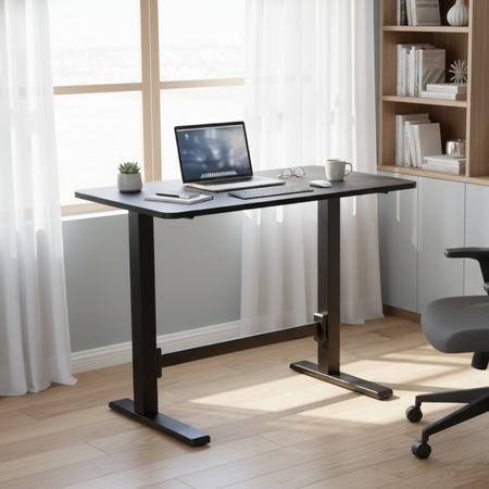 Spacetronik Moris 100BB 120x60 pneumatischer Schreibtisch - zdjęcie 2