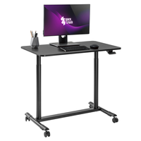 Buddy 04 verstellbarer Trolley-Tisch schwarz