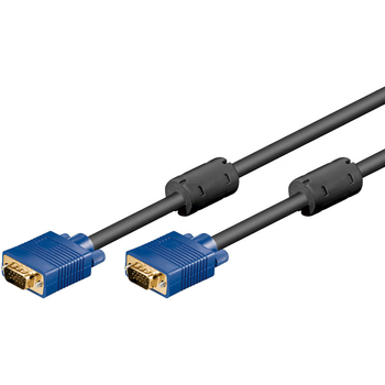 VGA-Kabel Goobay M/M Gold blau - 18m