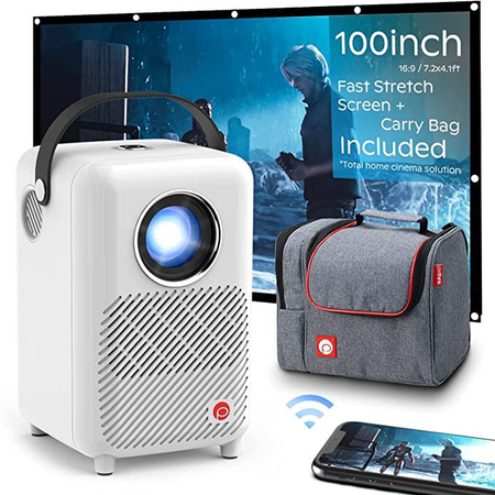 Mobiler Projektor M1 LED Full HD Taschenbildschirm BT
