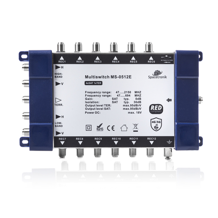 Spacetronik E-Series MS-0512E 5/12 Multischalter - zdjęcie 2