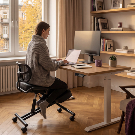 Ergonomiczne Krzesło Klęczące Spacetronik YOGI-10 - zdjęcie 2