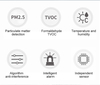 Termohigrometr Monitor Jakości Powietrza z Alarmem LCD PM2.5 Noyafa JMS-13